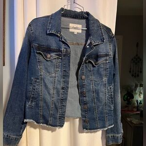 Angels Blue Denim Jacket Sz 15 (Child)
